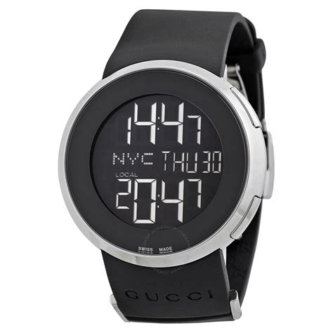 gucci black digital watch|gucci watches original price.